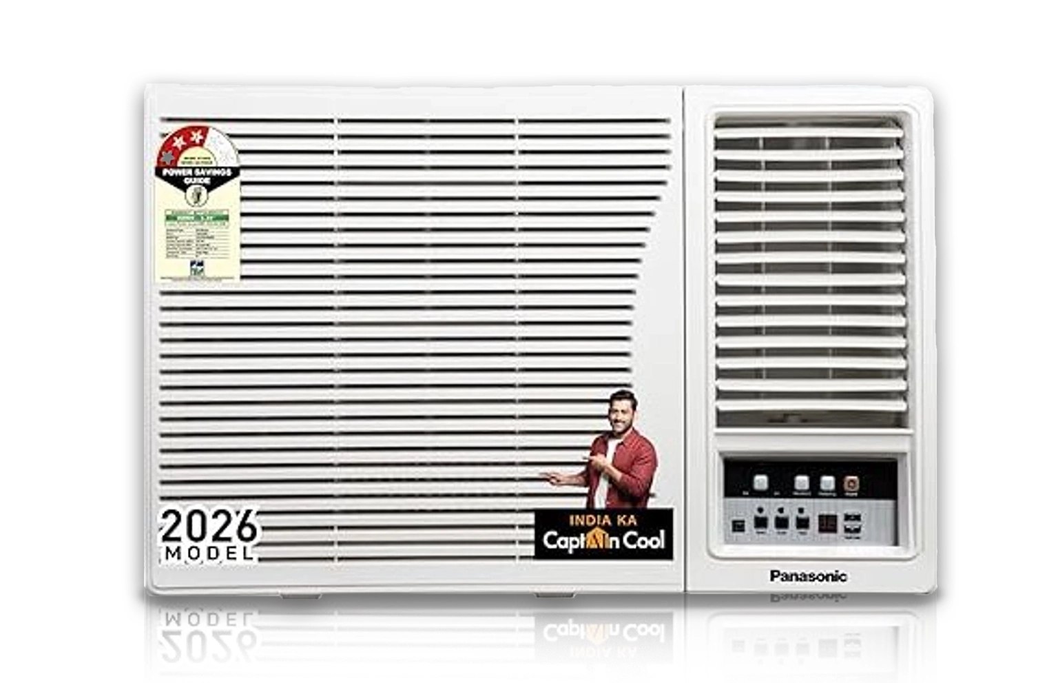 Panasonic 2026 Model 1.5 Ton 3 Star Window Fixed Speed AC (CW-LN183CM, White)