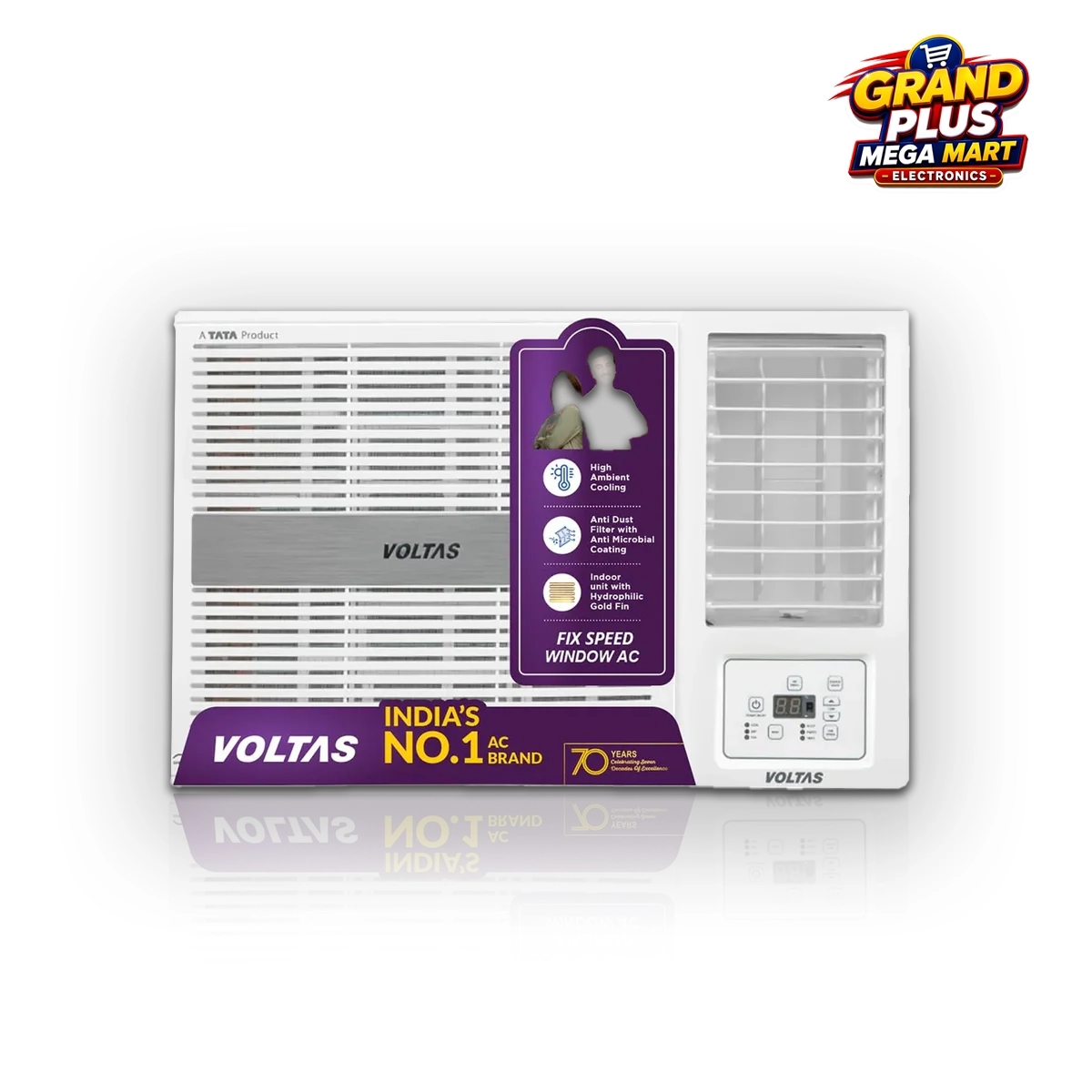 VOLTAS 1.5 TON 2 STAR 182FS PEARL FIXED SPEED W/AC AC
