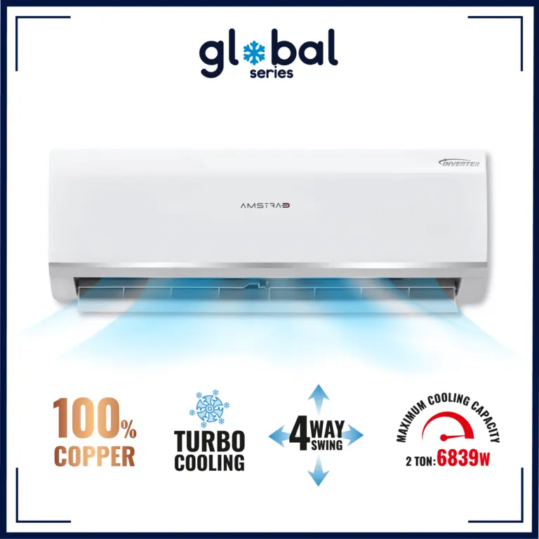Amstrad Global Series AC 2 Ton 3 Star Inverter Split Air Conditioner – AMS25Gi3C