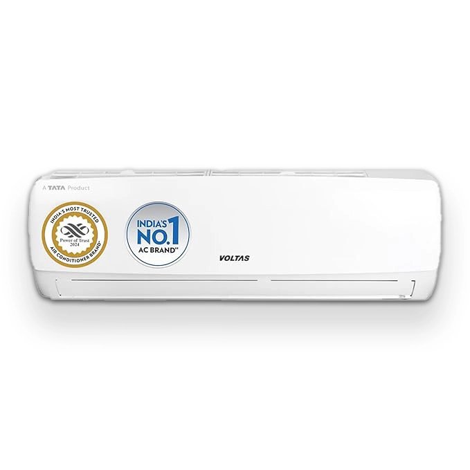 Voltas 1 Ton 3 Star, Fixed Speed Split AC (Copper, LED Display, Anti-dust Filter, SAC 123 Vectra Elegant, White)
